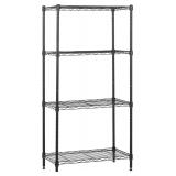 Amazon Basics 4-Shelf Narrow Storage Unit With Hei