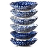 Selamica Porcelain 40oz Large Bowls 9 inch Big Pas