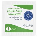 HAO Castile Soap Cleansing Towelettes 125 Count Re