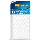 Filtrete 12x20x1 AC Furnace Air Filter  MERV 13  M