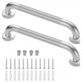 2 Pack 16 Inch Grab Bars for Bathtubs and Showers