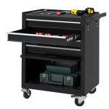 $149 24.25" Tool Cabinet  4-Drawer Rolling Tool Ch