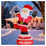 5.2 FT Height Christmas Inflatables Santa Claus Ou