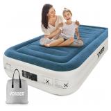 Twin Air Mattress with Built-in Pump Fast & Easy I