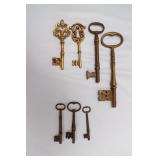 Lot of Miscellaneous Skeleton Keys