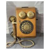 Oak Cased Wall Telephone