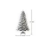 7.5`Pre-Lit Flocked Aspen Tree