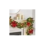 9`Decorated Garland Red