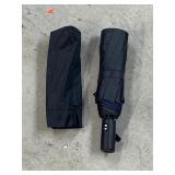 Portable black umbrella