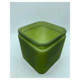 Green square planter