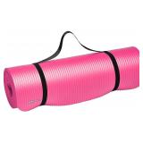 Amazon Basics 1/2-Inch Extra Thick Yoga Mat Pink