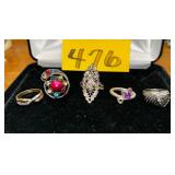 Costume Ring Lot