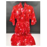 Vintage InnerMost Red Floral Night Gown