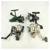 4 Fishing Reels Quantum, Shimano+