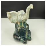 Glazed Ceramic Elephant