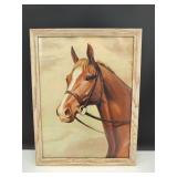 Vintage Savitt Framed Horse Print