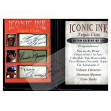 Clemente Munson Ernie Banks Iconic Ink facsimile