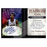 Victor Wembanyama Platinum Cuts facsimile auto