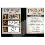 Keibler Stratus Wilson Epic Divas facsimile autos