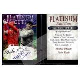 Babe Ruth Shohei Ohtani Platinum Cuts facsimile au