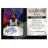 Victor Wembanyama Platinum Cuts facsimile auto