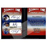 Baez Rizzo Kris Bryant Iconic Ink facsimile autos