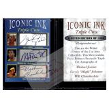 Jordan Johnson Wilt Chamberlain Iconic Ink facsimi