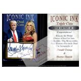 DTrump Stormy Daniels Iconic Ink facsimile autos