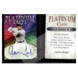 Aaron Judge Platinum Cuts facsimile auto