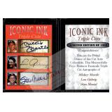 Mantle Gehrig Musial Iconic Ink facsimile autos