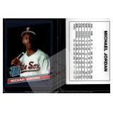 Michael Jordan Rated Rookie baseball card