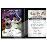 Aaron Judge Roger Maris Platinum Cuts facsimile a