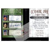 NRyan SKoufax Tom Seaver Iconic Ink facsimile aut