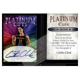 Caitlin Clark Platinum Cuts facsimile auto