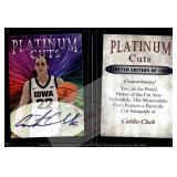 Caitlin Clark Platinum Cuts facsimile auto