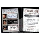 Earnhardt Gordon Johnson Iconic Ink facsimile auto