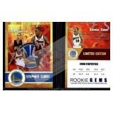 Stephen Curry 2009 Rookie Gems Gold rookie card