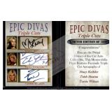 Kiebler Stratus Wilson Epic Divas facsimile autos