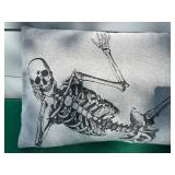 17x54 Skeleton Pillow