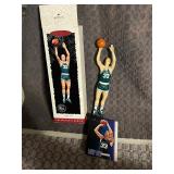 Larry Bird Hallmark w/card 6 1/2" new