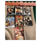 7 DVDs John Wayne Hop Along Cassidy more