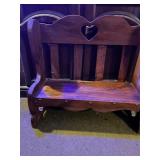 26x9x26" Wooden Bench