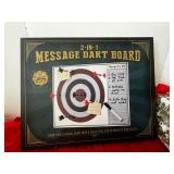 2-in-1 Message Dart Board new in box