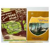 (2) RAND MCNALLY ROAD ATLAS 1952 & 1967