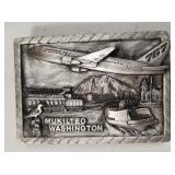 Vtg 1983 Siskiyou Boeing 767 Mukilteo, WA Pewter