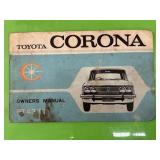 1969 Toyota Corona RT 43/52 Owners Manual