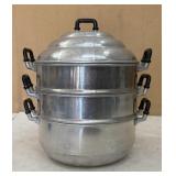 Aluminum Chinese Steamer Pot Seng Thai Factory