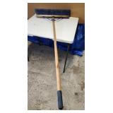 HD Jobsite Stiff Bristled Push Broom, 24W