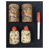 (2) Pairs of Salt/Pepper Shaker Sets