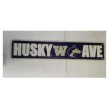 Husky Street Sign